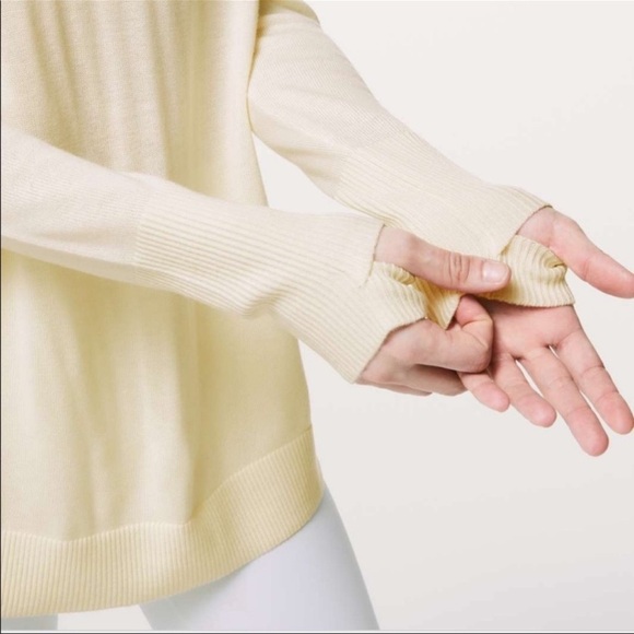 Lululemon Still At Ease Open Back Sweater NWT - Picture 3 of 16